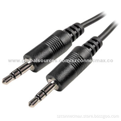 3.5mm Stereo Male to Male Cables, Easy to Use